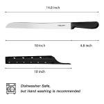 10-Inch Serrated Bread Knife with Protective Sheath