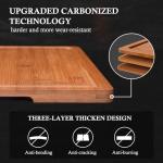 Empune Bamboo Cutting Board Set with Holder