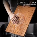Empune Bamboo Cutting Board Set with Holder
