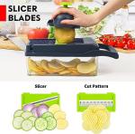 14-in-1 Vegetable Chopper with 8 Blades