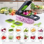 14-in-1 Vegetable Chopper with 8 Blades