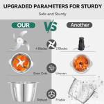 LINKChef 8-Cup Electric Food Chopper & Grinder