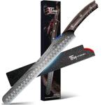 SYOKAMI 12-Inch Brisket Slicing Knife with Wood Handle