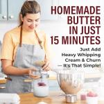 Dazey Hand Crank Butter Churn with Paddles