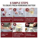 Dazey Hand Crank Butter Churn with Paddles