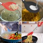 Non-Stick Silicone Spatula and Spoon Set, 5 Pack