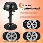 COSTWAY Portable Electric BBQ Grill for Outdoors