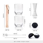 Viski 7-Piece Bartender Kit for Home Mixology