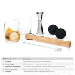 Viski 7-Piece Bartender Kit for Home Mixology