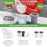 Tovolo Mini Ice Cylinder Set - BPA-Free, Leak Proof