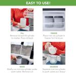 Tovolo Mini Ice Cylinder Set - BPA-Free, Leak Proof