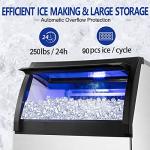 250Lbs/24H Under Counter Commercial Ice Maker
