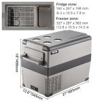 VEVOR 12V Portable Refrigerator with App Control