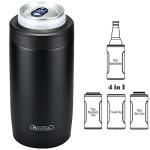 Morefeel 4-in-1 Insulated Can Cooler - Black