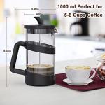 RAINBEAN 34 oz Portable French Press Coffee Maker
