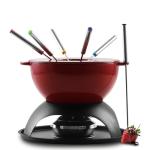 Artestia 11-Piece Cast Iron Fondue Set