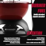 Artestia 11-Piece Cast Iron Fondue Set