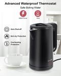 Compact 0.8L Stainless Steel Electric Kettle