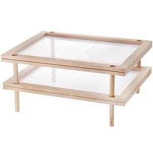 Cedilis Stackable Wood Pasta and Herb Drying Rack