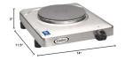 Cadco KR-S2 Portable Electric Countertop Hot Plate