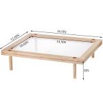 Cedilis Stackable Wood Pasta and Herb Drying Rack