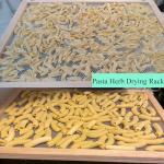 Cedilis Stackable Wood Pasta and Herb Drying Rack