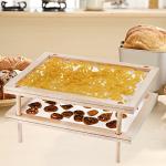 Cedilis Stackable Wood Pasta and Herb Drying Rack