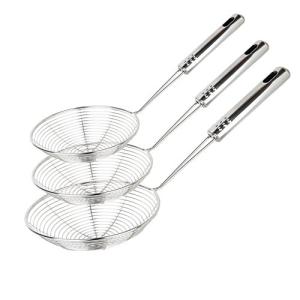 Swify Stainless Steel Spider Strainer Set of 3