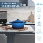 6 Quart Enameled Cast Iron Dutch Oven Pot