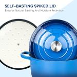 6 Quart Enameled Cast Iron Dutch Oven Pot