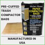 Super Strong Kitchen Compactor Bags (12 Pack)