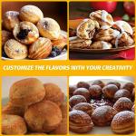 Mini Stuffed Pancakes Maker - Bake 7 Ebelskivers