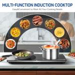 AMZCHEF Double Induction Cooktop with Touch Control