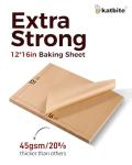 200Pcs Unbleached 12x16 Inch Baking Parchment Paper