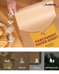 200Pcs Unbleached 12x16 Inch Baking Parchment Paper