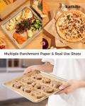 200Pcs Unbleached 12x16 Inch Baking Parchment Paper