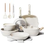 19-Piece Non-Stick Ceramic Pots and Pans Set
