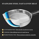 Meythway 6-Piece Stainless Steel Cookware Set