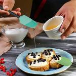 Coukre Silicone Spatula Set - 5 Piece, Aqua Green