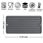 Mini Silicone Dish Drying Mat for Kitchen Counter