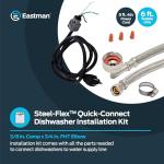 Eastman Quick-Connect Dishwasher Installation Kit 6ft