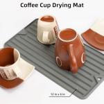 Mini Silicone Dish Drying Mat for Kitchen Counter