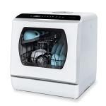Hermitlux Portable Countertop Dishwasher with 5 Programs