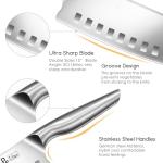 7-Inch Ultra Sharp Japanese Santoku Chef's Knife