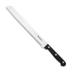 Humbee 10-Inch Serrated Bread Knife with Wave Edge