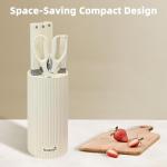 Kuisine Premium 6-Piece Knife Set with Block