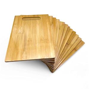 Set of 12 Plain Bamboo Cutting Boards