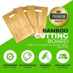 Set of 12 Plain Bamboo Cutting Boards