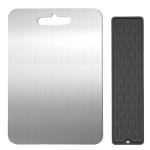 Mojuoii Large Stainless Steel Cutting Board Set