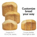 Hamilton Beach Programmable Bread Maker, 2 lb Capacity